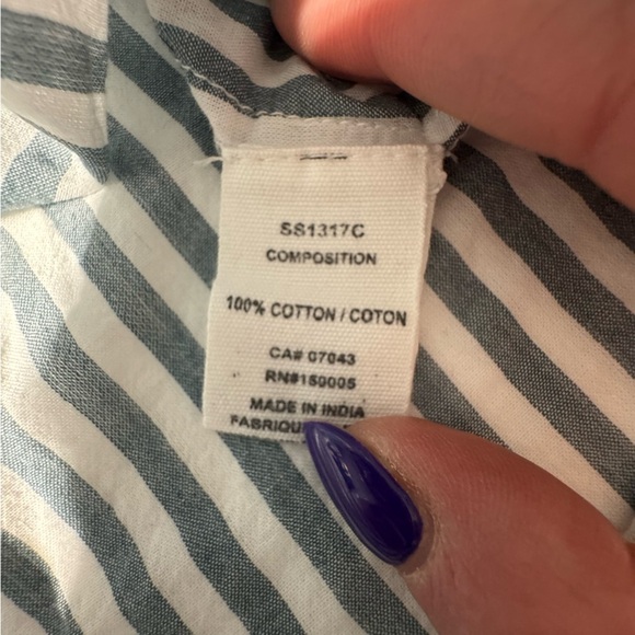 dRA Los Angeles Striped Cotton Parachute Pants & Top Set – Size L Quiet Luxury - Picture 9 of 16